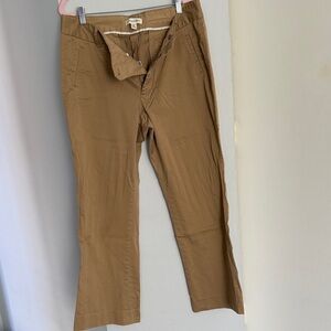 Banana Republic Women's Khaki Straight-Leg Trousers
